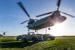 Deelen, 26 november 2015.Tijdens de oefening Slingery beoefenen 3 Chinook helikopters samen met 3 Cougar helikopters in samenwerking met de Luchtmobiele Brigade het aanhaken door de "riggers" van de "slingload" (lading)..Foto: riggers hangen samen met de loadmaster van de chinook de lading als underslung onder de helikopter.